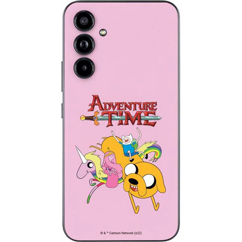 Adult Swim Adventure Time Riding in a Unicorn Galaxy A54 5G Skin